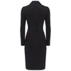 PINKO Black Viscose Dress PINKO