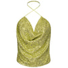 PINKO Green Polyester Women Top PINKO
