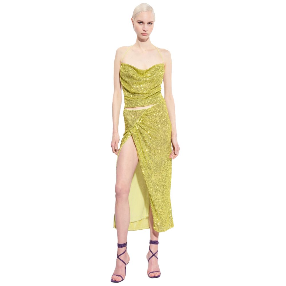 PINKO Green Polyester Women Top PINKO