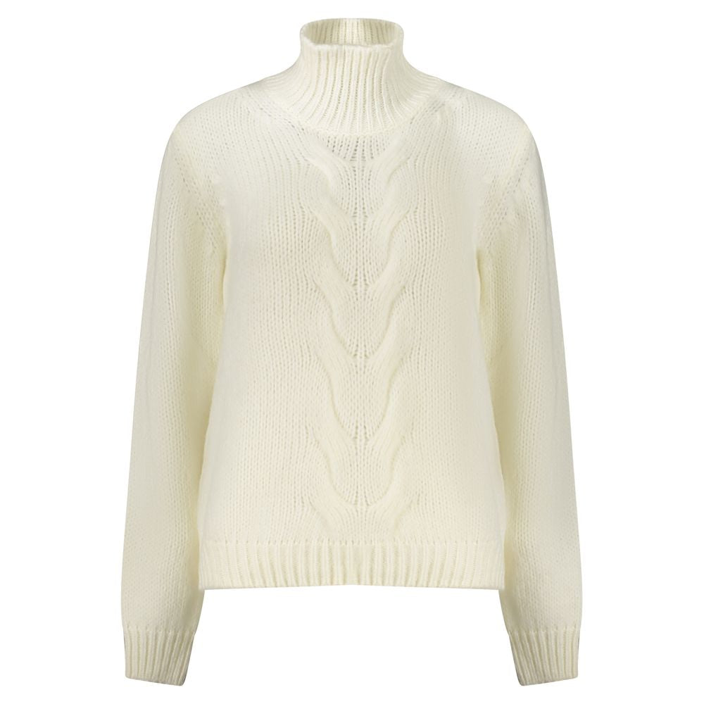 K-WAY White Wool Sweater K-WAY
