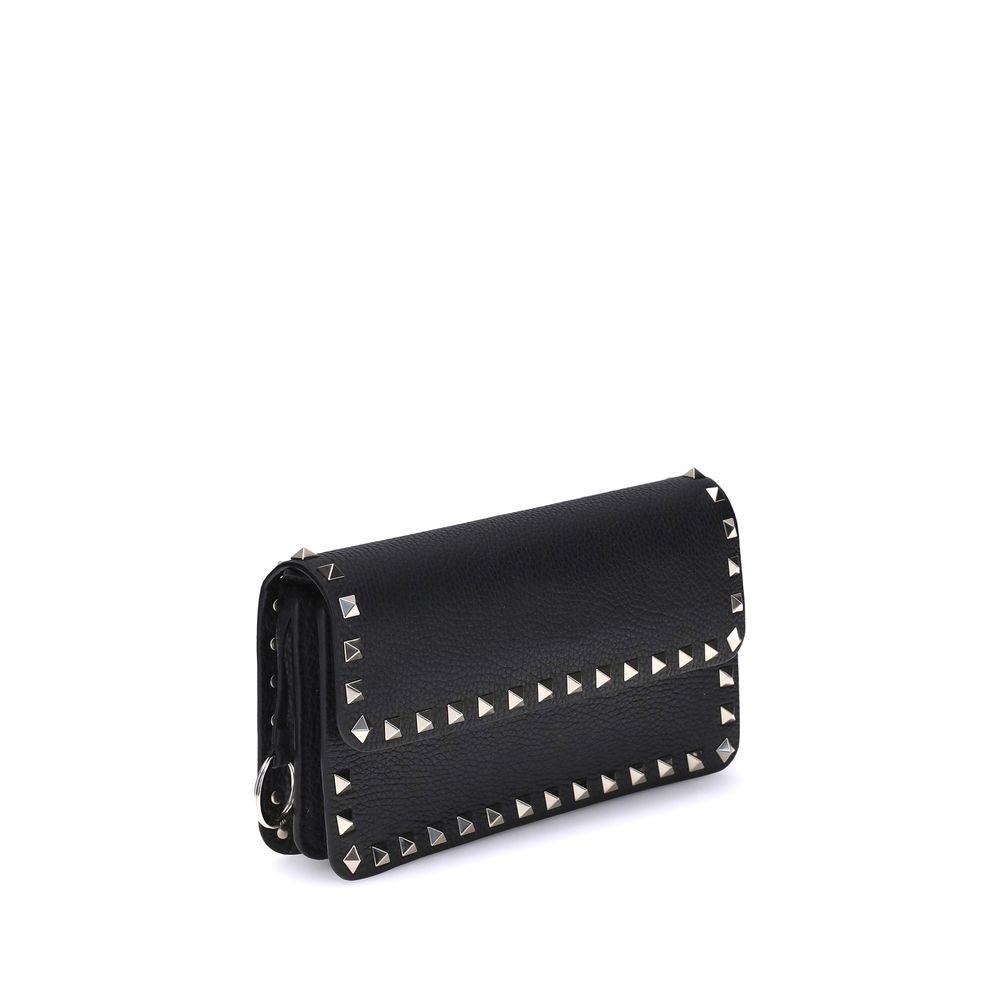 Valentino Garavani Rockstud Pochette with chain Valentino Garavani