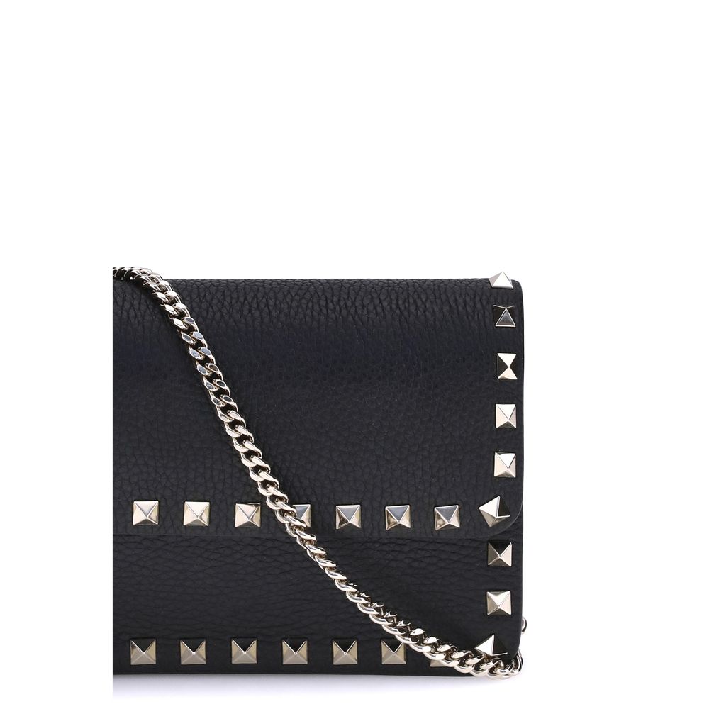 Valentino Garavani Rockstud Pochette with chain Valentino Garavani