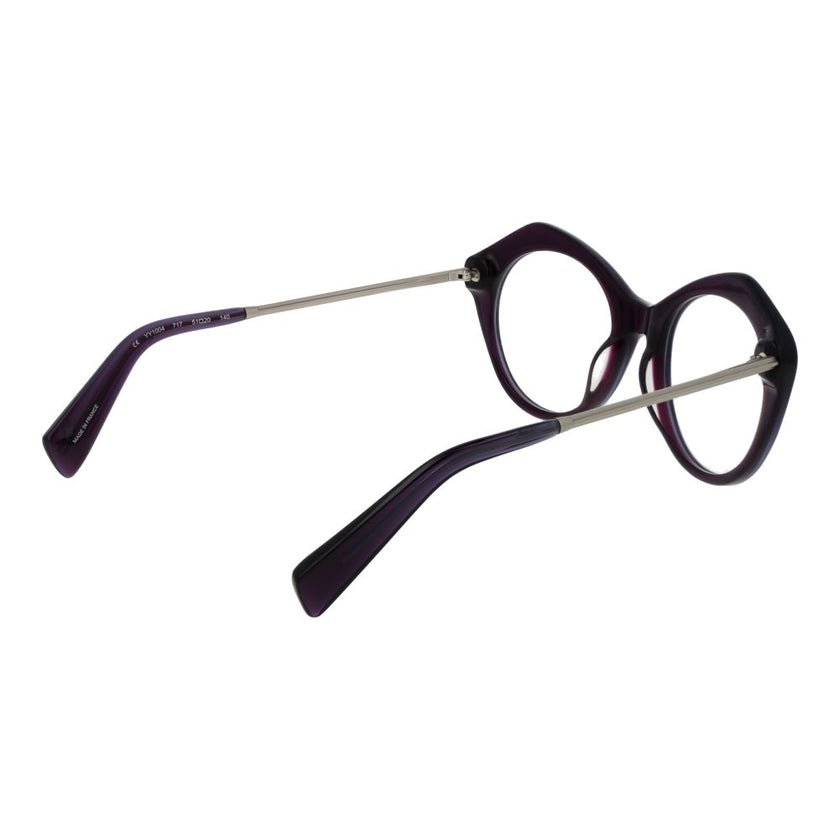 Yohji Yamamoto Purple Metal & Plastic Glasses (Frames) Yohji Yamamoto