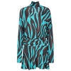 PINKO Green Viscose Dress PINKO