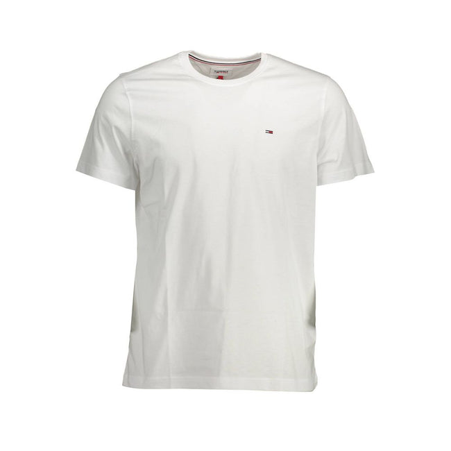 Tommy Hilfiger White Cotton T-Shirt Tommy Hilfiger