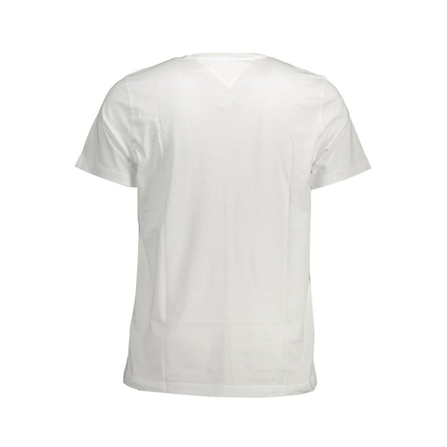 Tommy Hilfiger White Cotton T-Shirt Tommy Hilfiger