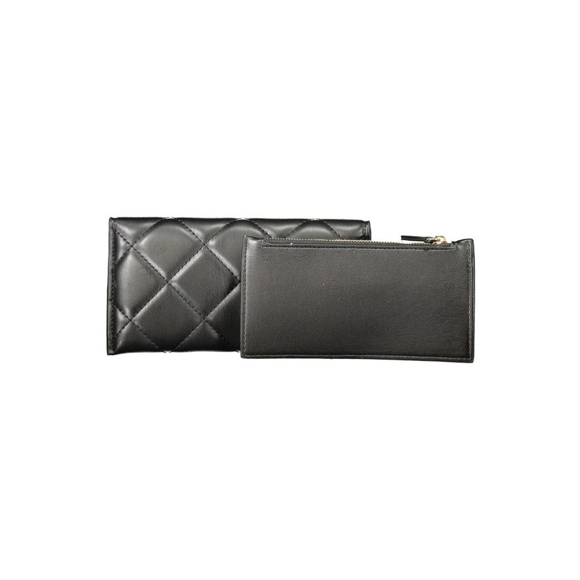 Mario Valentino Black Polyethylene Women Wallet Mario Valentino