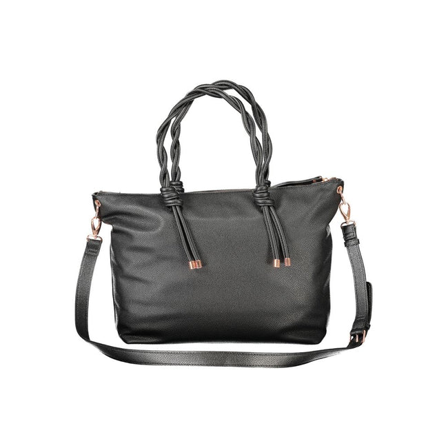 Mario Valentino Black Polyethylene Women Handbag Mario Valentino