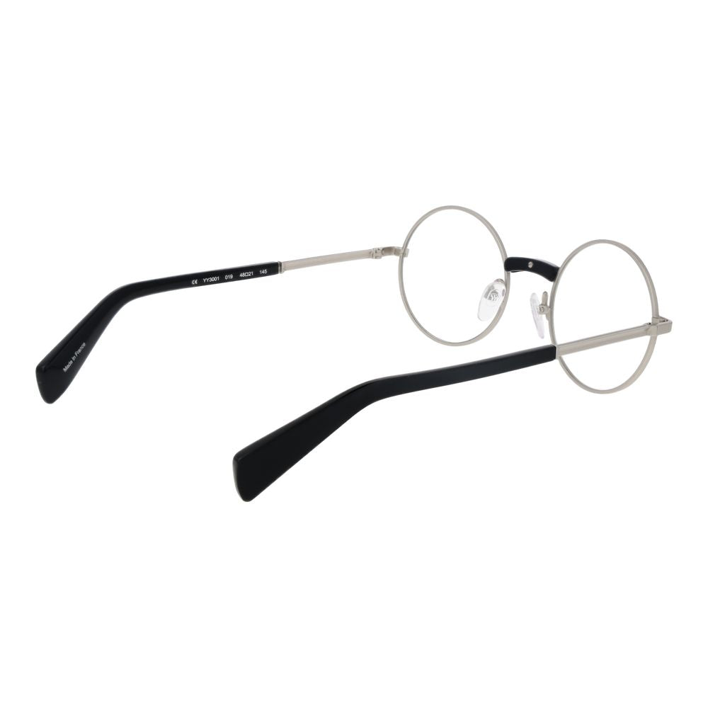 Yohji Yamamoto Silver Men Glasses Frame Yohji Yamamoto