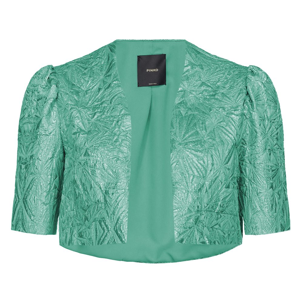 PINKO Blue Polyester Women Shrug PINKO