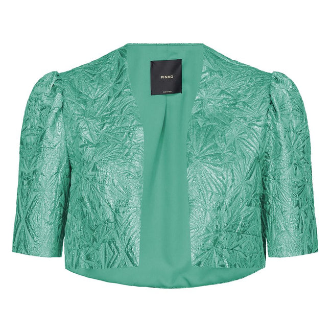 PINKO Blue Polyester Women Shrug PINKO