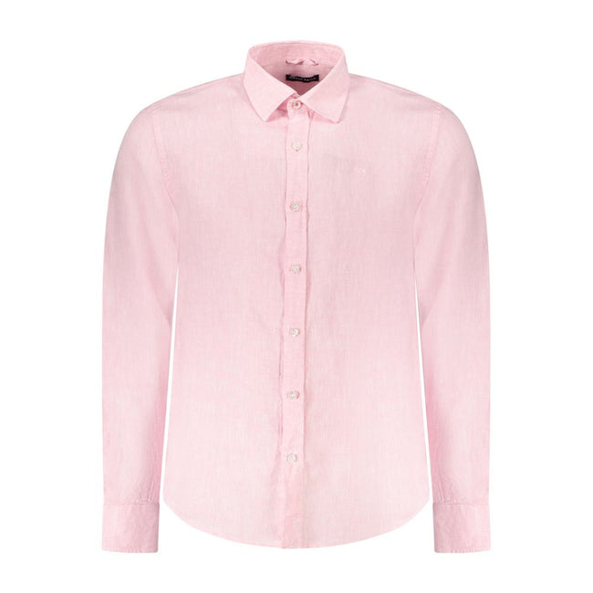 North Sails Pink Linen Shirt North Sails