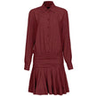 PINKO Red Silk Women Dress PINKO