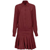 PINKO Red Silk Women Dress PINKO