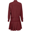 PINKO Red Silk Women Dress PINKO