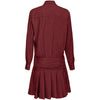 PINKO Red Silk Women Dress PINKO
