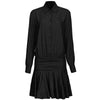 PINKO Black Silk Women Dress PINKO