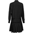 PINKO Black Silk Women Dress PINKO
