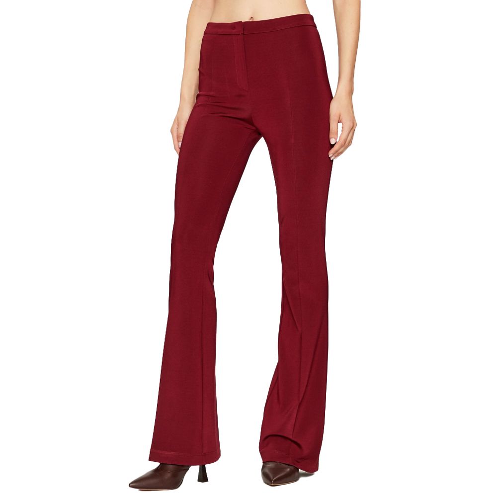 PINKO Red Viscose Women Trouser PINKO