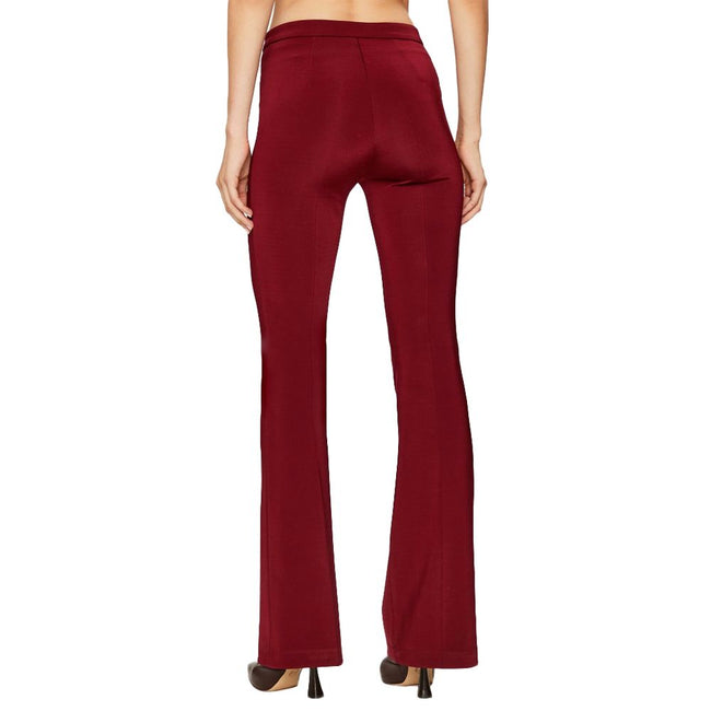 PINKO Red Viscose Women Trouser PINKO
