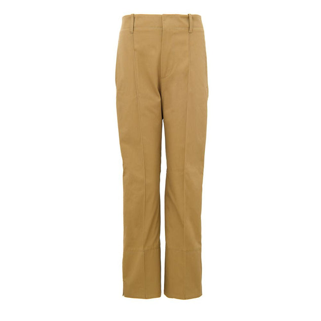 Bottega Veneta Beige Cotton Pant Bottega Veneta