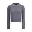 PINKO Rhinestone-decorated collar Sweater PINKO