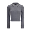 PINKO Rhinestone-decorated collar Sweater PINKO