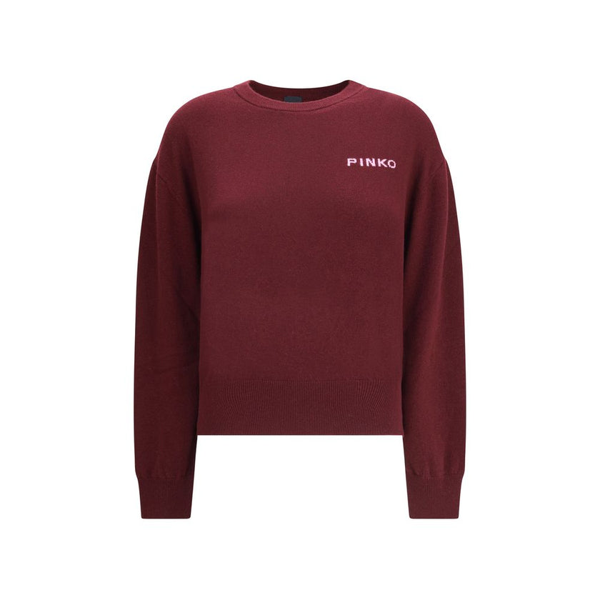 PINKO Bordeaux Wool Sweatshirt PINKO