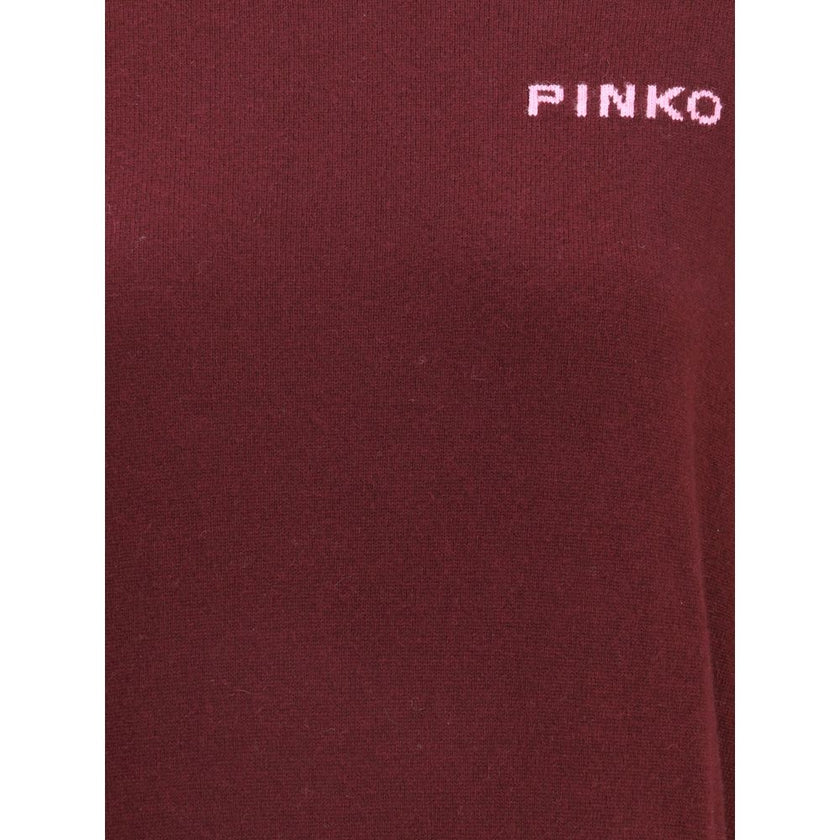 PINKO Bordeaux Wool Sweatshirt PINKO