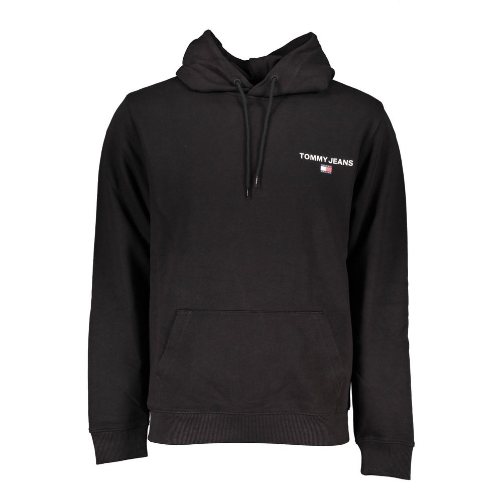 Tommy Hilfiger Black Cotton Men Sweater Tommy Hilfiger