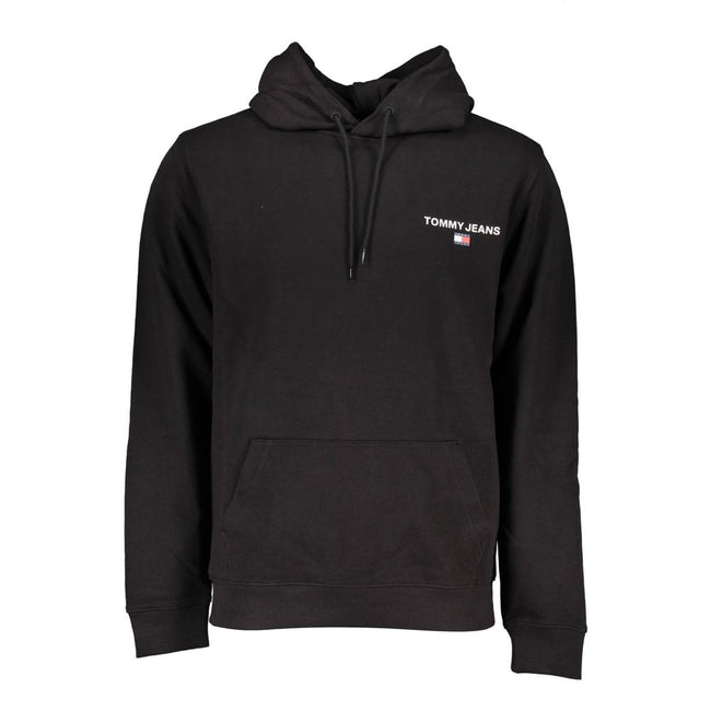 Tommy Hilfiger Black Cotton Men Sweater Tommy Hilfiger
