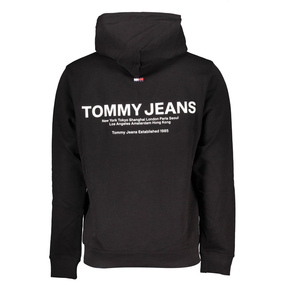 Tommy Hilfiger Black Cotton Men Sweater Tommy Hilfiger