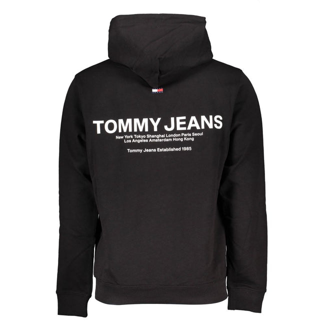 Tommy Hilfiger Black Cotton Men Sweater Tommy Hilfiger