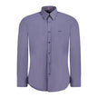 Hugo Boss Blue Cotton Men Shirt Hugo Boss