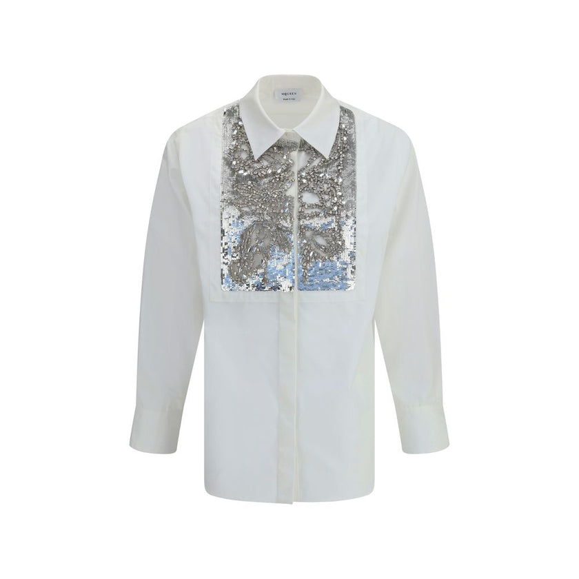 Alexander McQueen White Cotton Dress Shirt Alexander McQueen