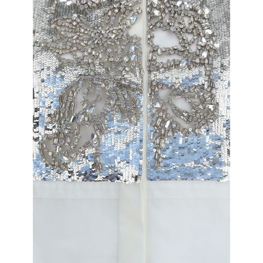 Alexander McQueen White Cotton Dress Shirt Alexander McQueen