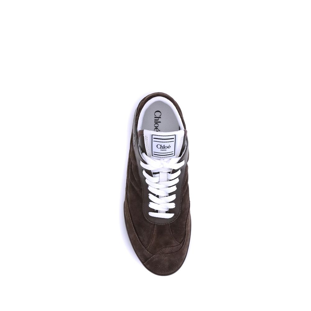 Chloé Suede Kick Sneakers Chloé