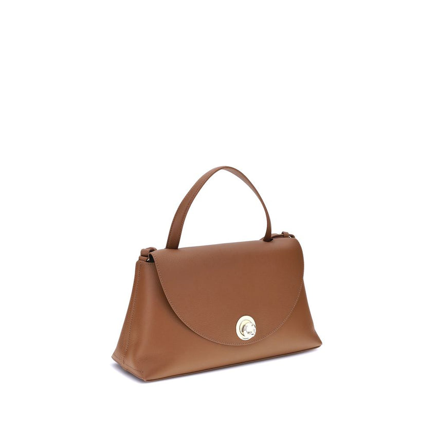 Coccinelle Brown Calf Leather Bos Taurus Handbag Coccinelle