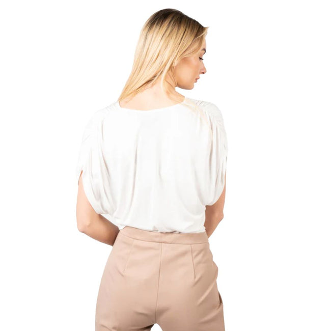 PINKO White Viscose Women Top PINKO