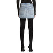 Balenciaga Logo Print Denim Skirt Balenciaga