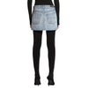 Balenciaga Logo Print Denim Skirt Balenciaga