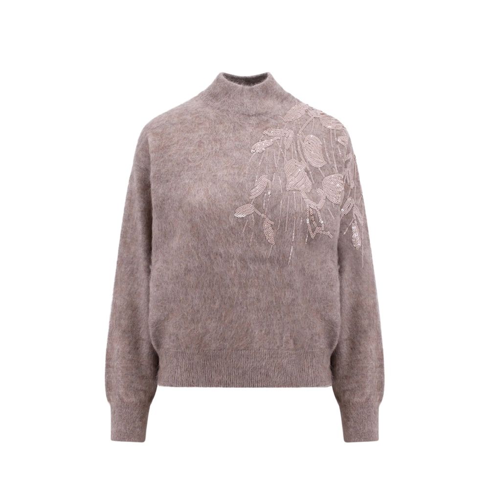 Brunello Cucinelli T-Neck Knit Brunello Cucinelli