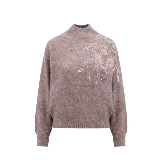Brunello Cucinelli T-Neck Knit Brunello Cucinelli
