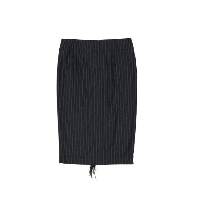 Brunello Cucinelli Wool Striped Skirt Brunello Cucinelli
