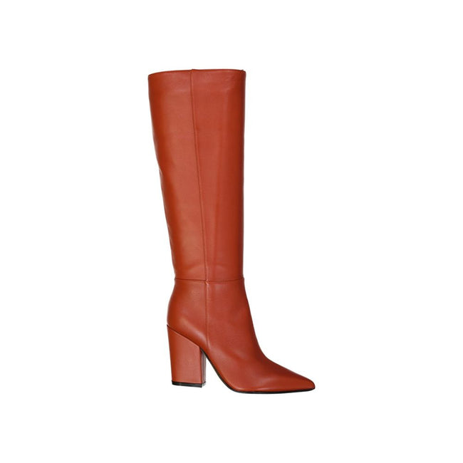 Sergio Rossi Leather Heel Boots Sergio Rossi