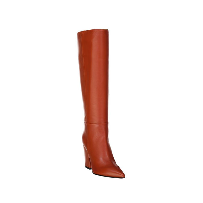 Sergio Rossi Leather Heel Boots Sergio Rossi