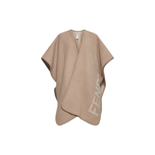 Fendi Wool And Cashmere Poncho Fendi