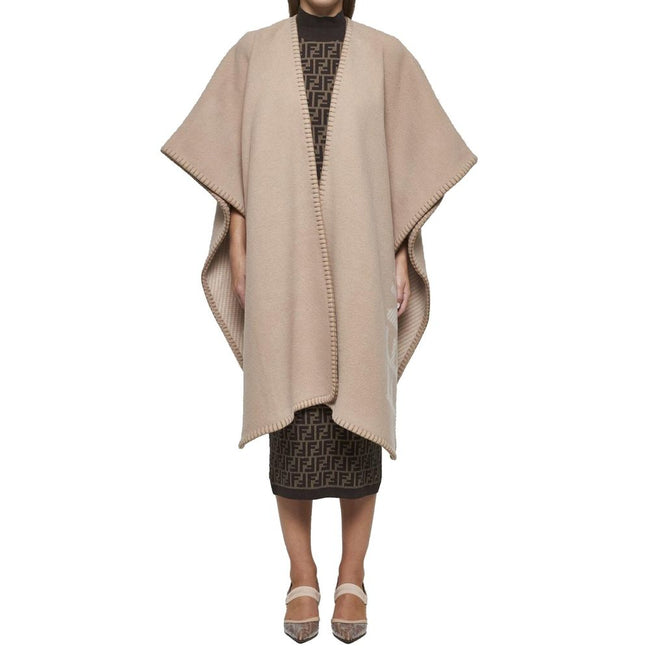 Fendi Wool And Cashmere Poncho Fendi