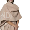 Fendi Wool And Cashmere Poncho Fendi