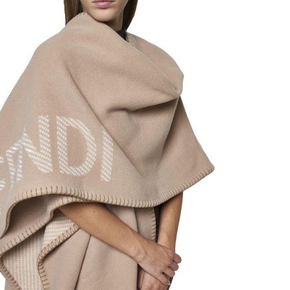 Fendi Wool And Cashmere Poncho Fendi